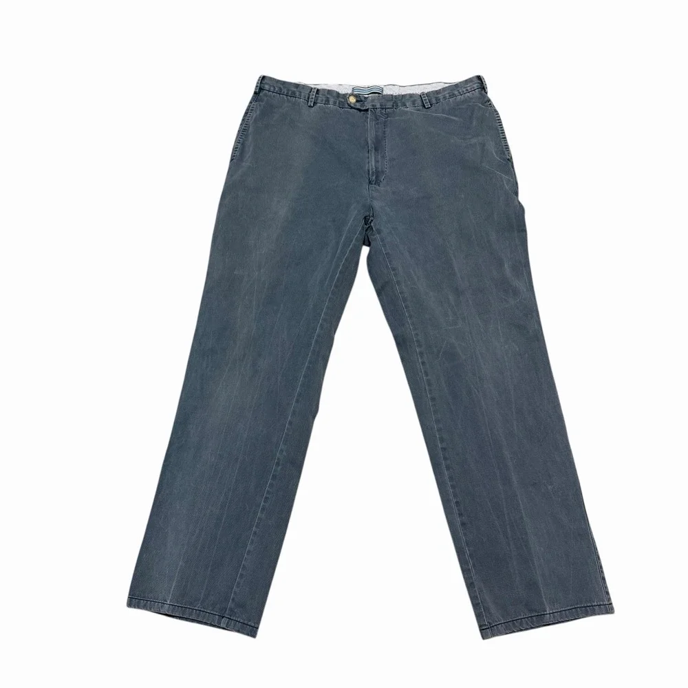 Peter Millar Pima Cotton Twill Chino Pants Blue Raleigh Wash Men's Size 38 x 30